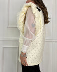 Giacca Gilet Pois