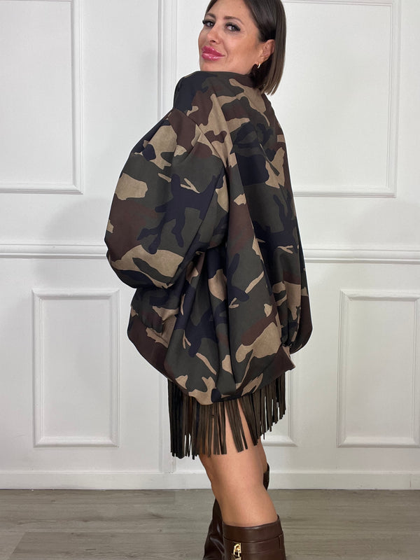 Bomber Oversize Mimetico