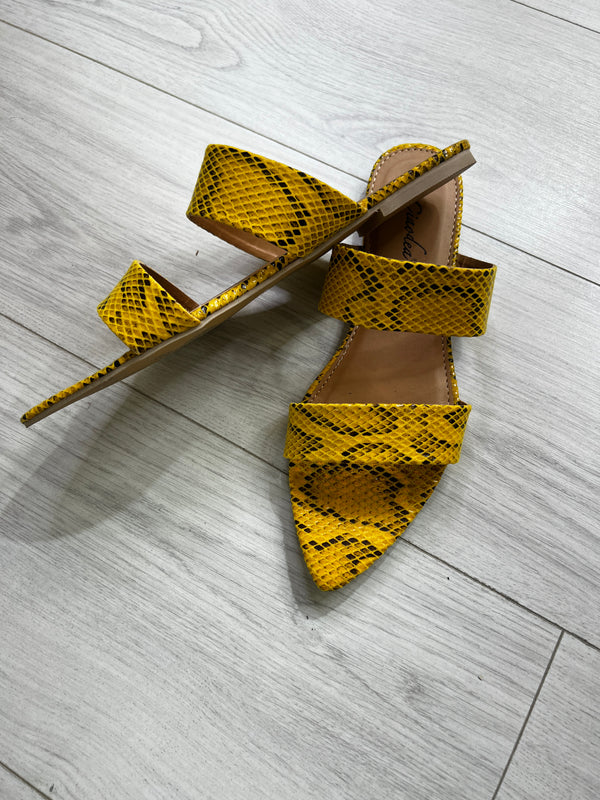 Ciabattine Piton Yellow
