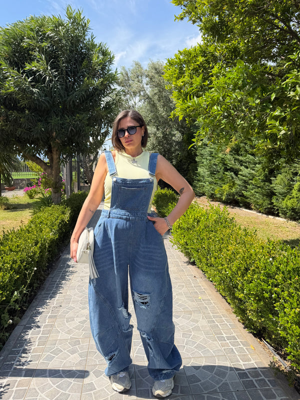 Salopette wild denim
