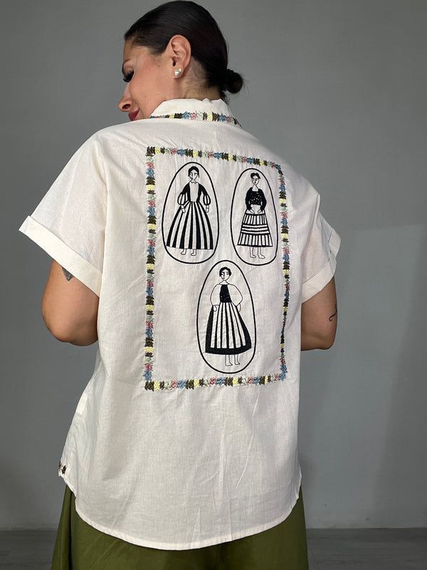 Camicia Anima Folk