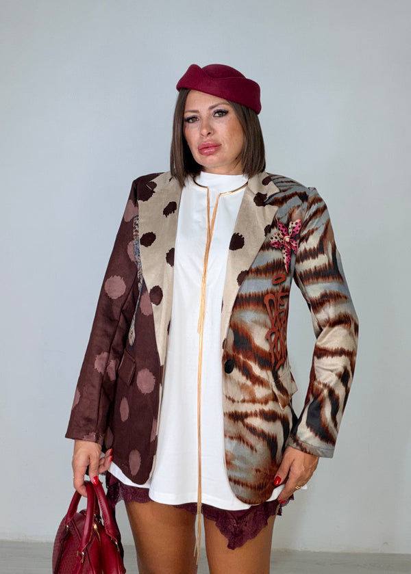 Giacca Animalier Pop