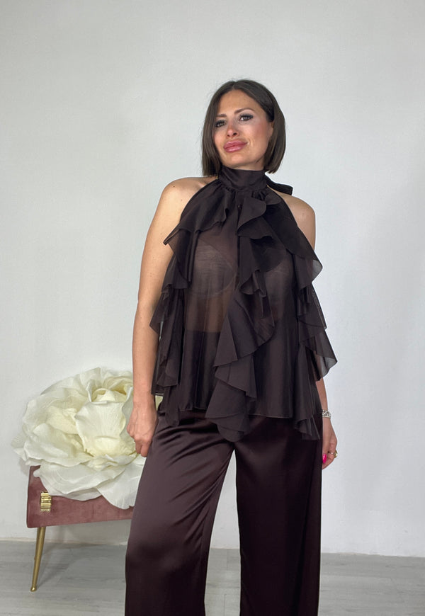 Blusa frou-frou