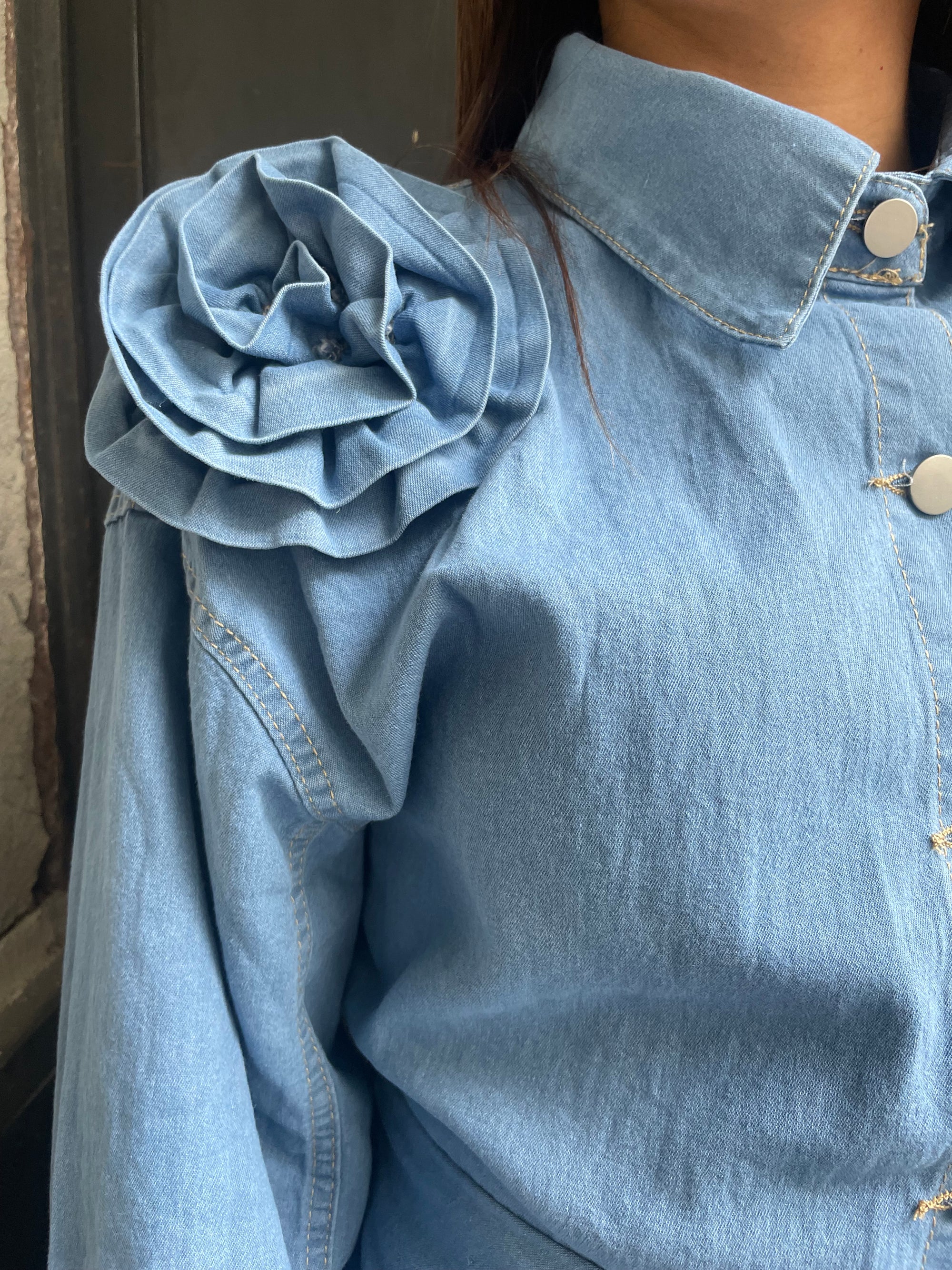 Coordinato Denim Rose