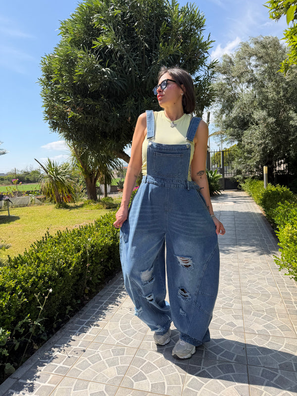 Salopette wild denim