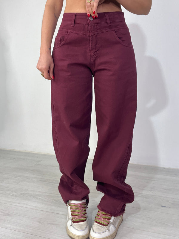 Jeans Bordeaux Fit