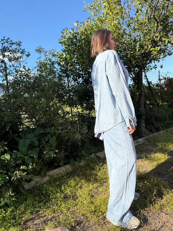 Diamond dust denim