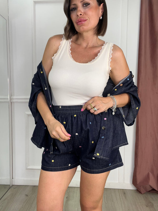 Canotta Costine Pizzo