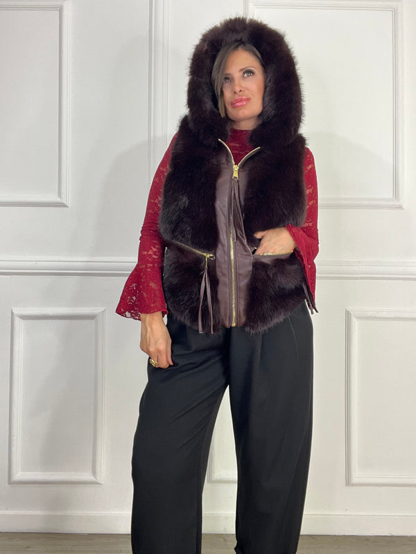 Gilet in Ecopelliccia Twist Fur
