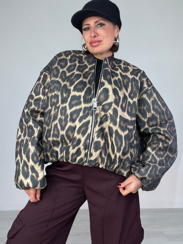 Bomber Leopard by Lumina