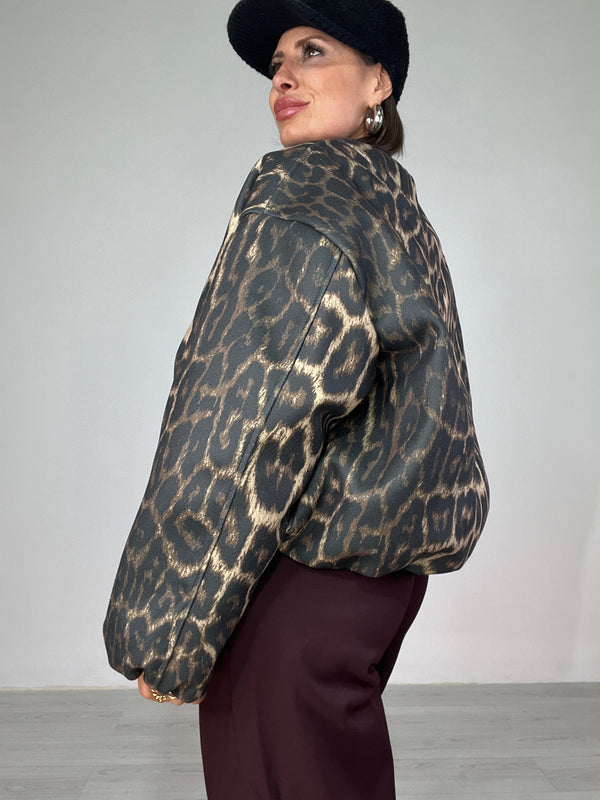 Bomber Leopard by Lumina