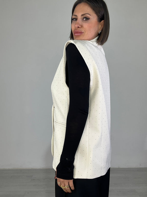 Gilet Brillantinato