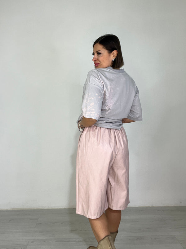 Bermuda Eco-pelle Fashion