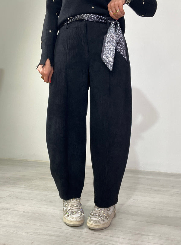 Pantalone flow costine