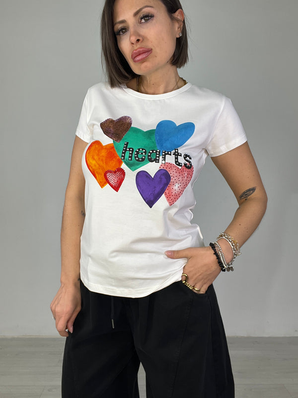 T-shirt Hearts