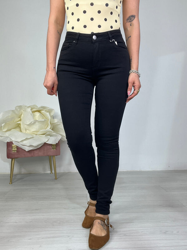 Black skinny jeans