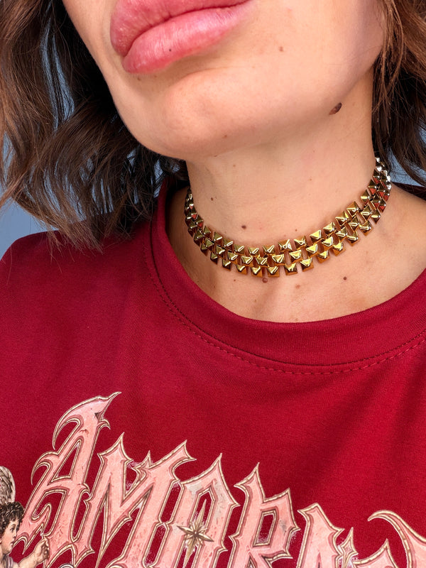 Collana punk glam