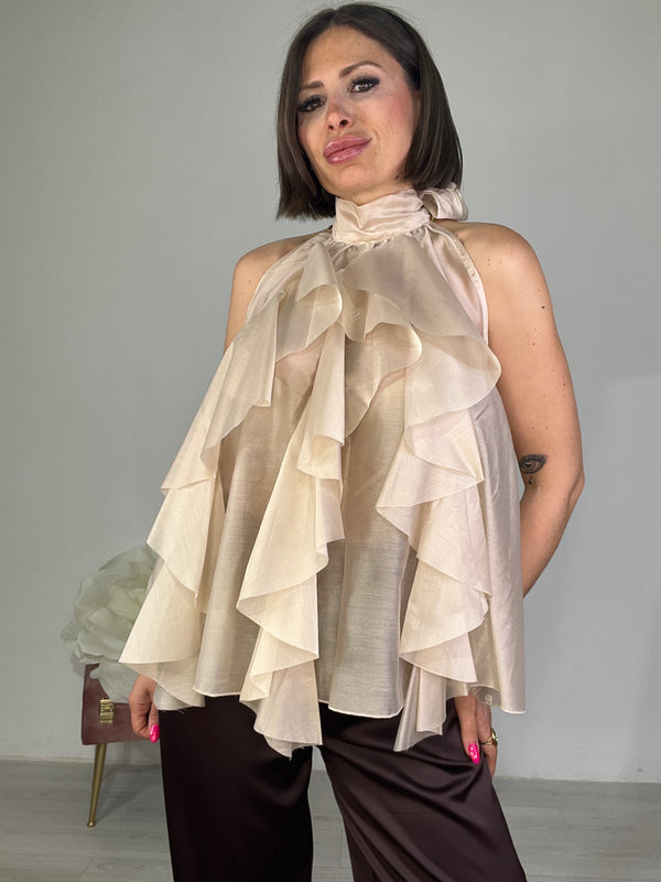 Blusa frou-frou