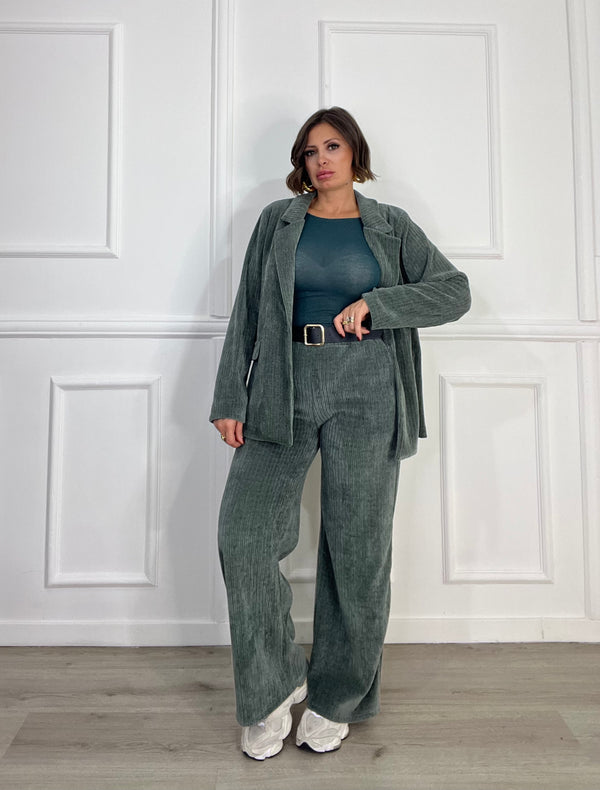 Tailleur in Velluto Raffinata Armonia