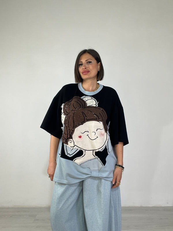 T-shirt Over Fata 69772