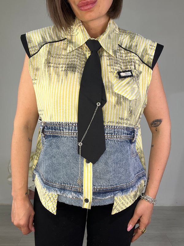 Camicia Tie Print