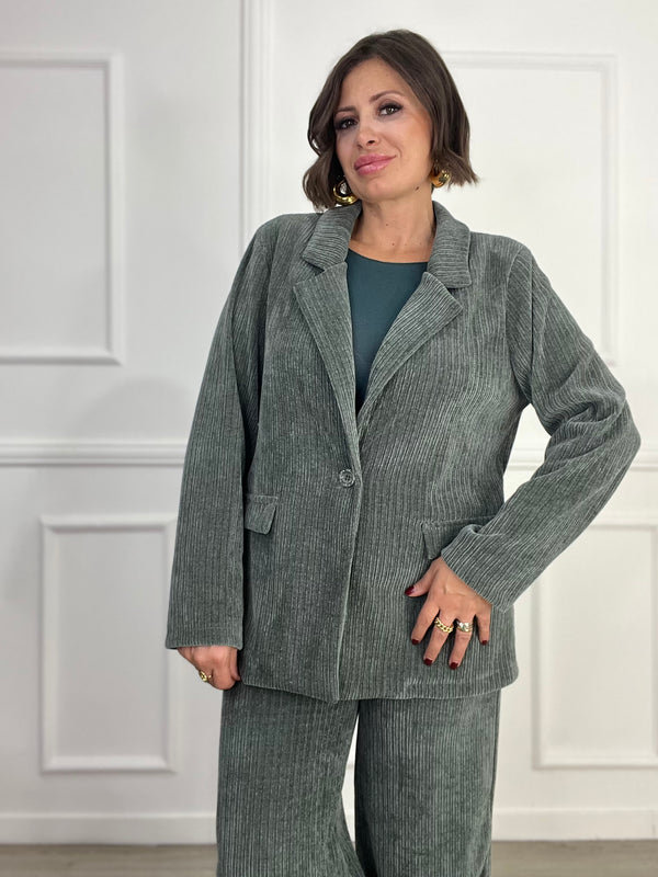 Tailleur in Velluto Raffinata Armonia