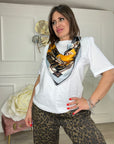 T shirt Con Foulard