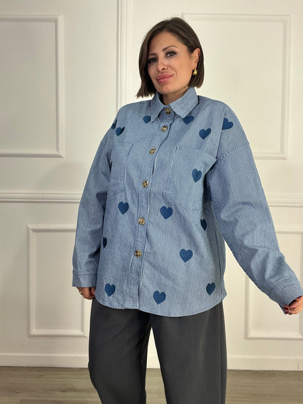 Camicia Heart Denim