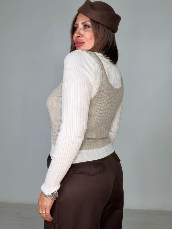 Maglia  Costine Basic