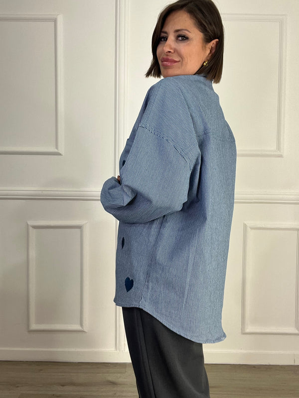 Camicia Heart Denim
