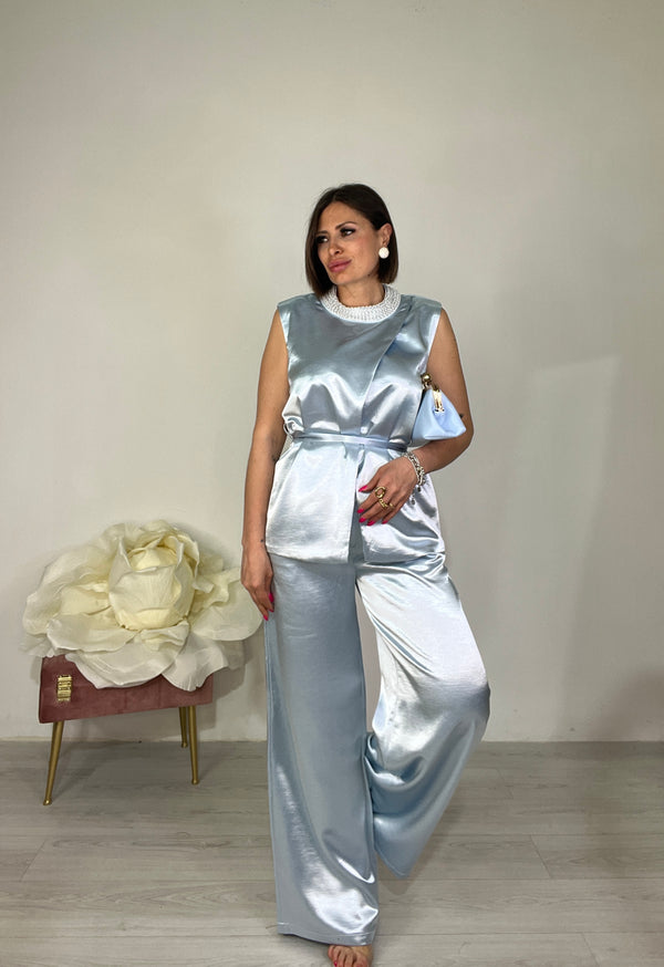 Coordinato Seta Perla Chic
