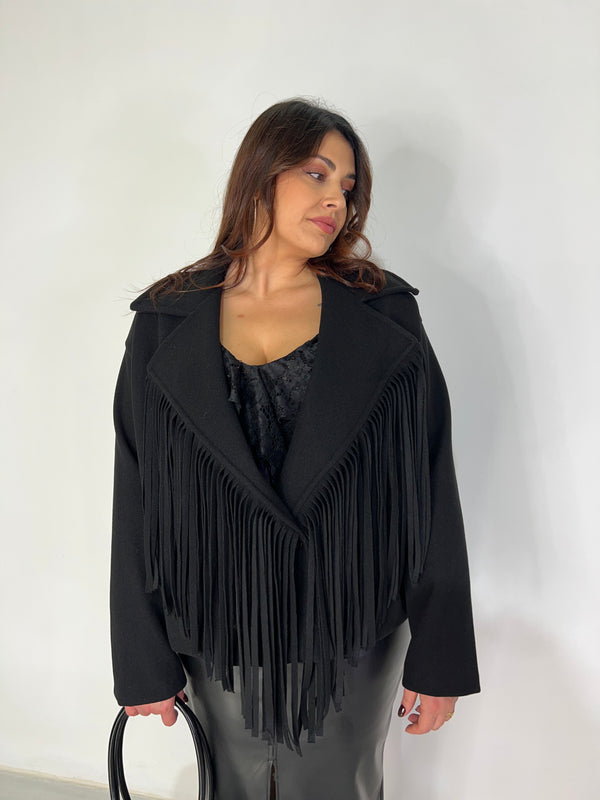 Giacca frange Curvy