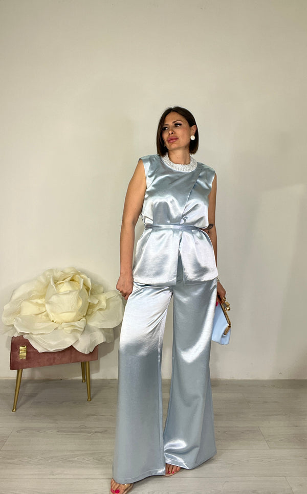 Coordinato Seta Perla Chic