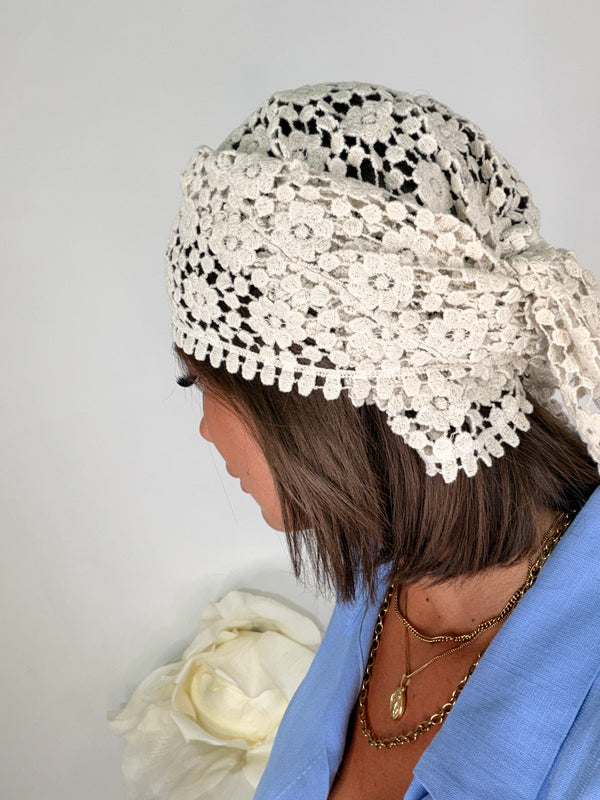 Bandana Pizzo Glam
