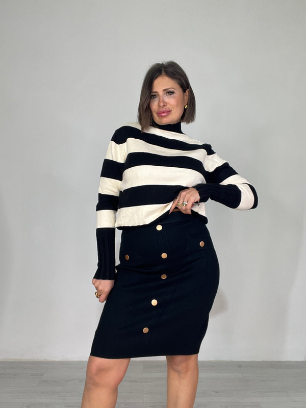 Gonna Bottoni D’inverno