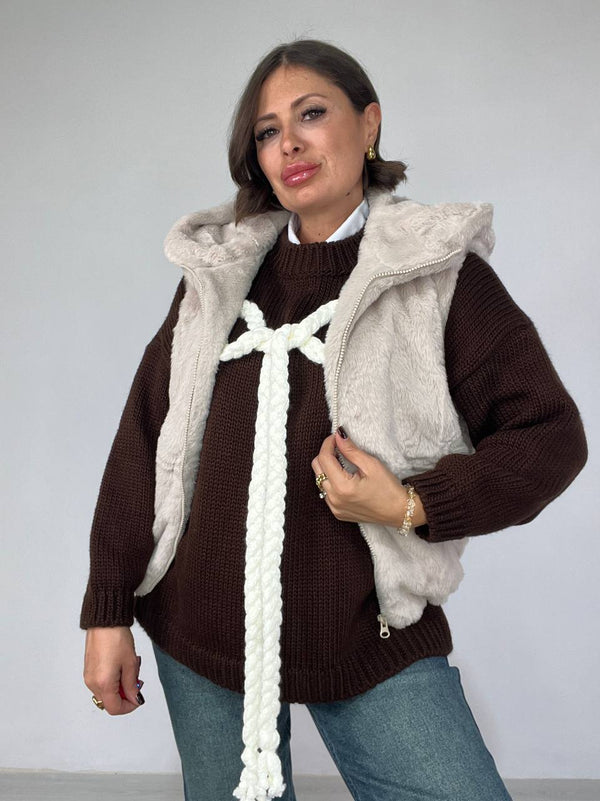 Smanicato Ecopelliccia Eva