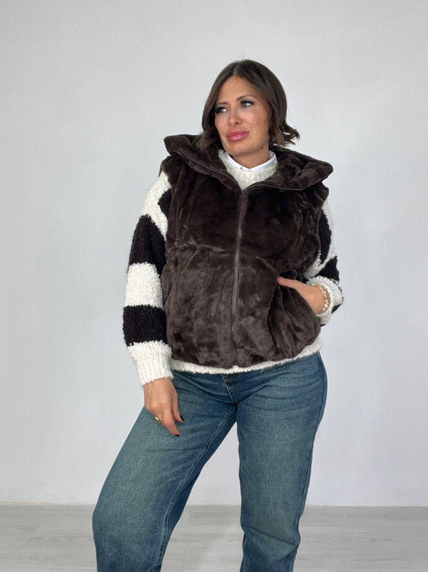 Smanicato Ecopelliccia Eva