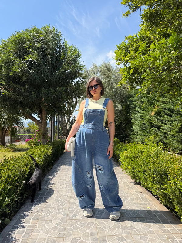 Salopette wild denim