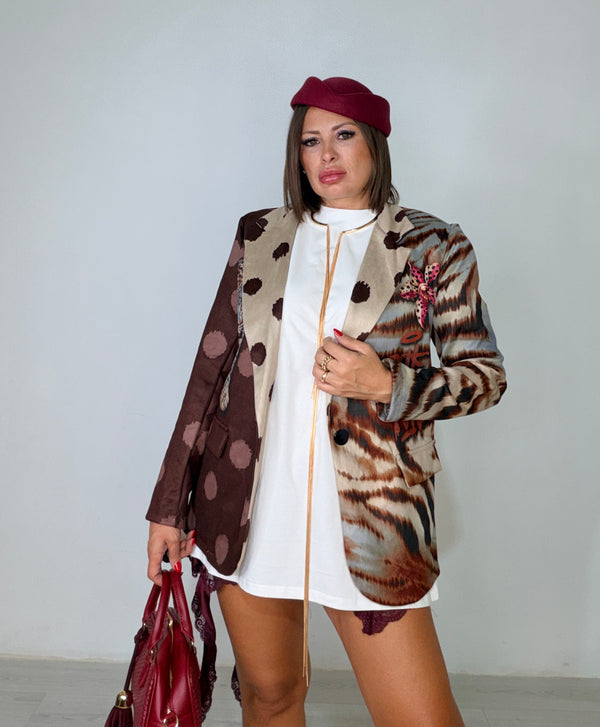 Giacca Animalier Pop