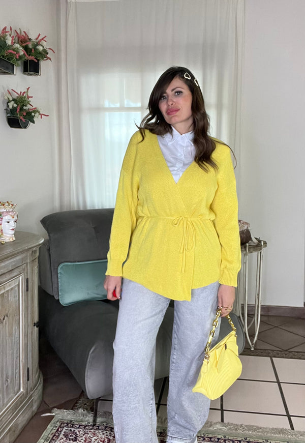 Cardigan incrociatina Spring