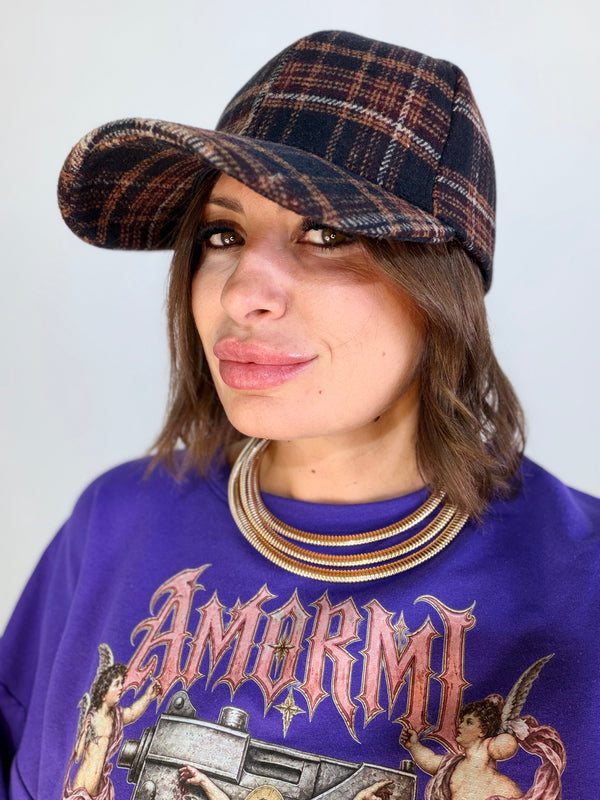 Berretto Plaid cap
