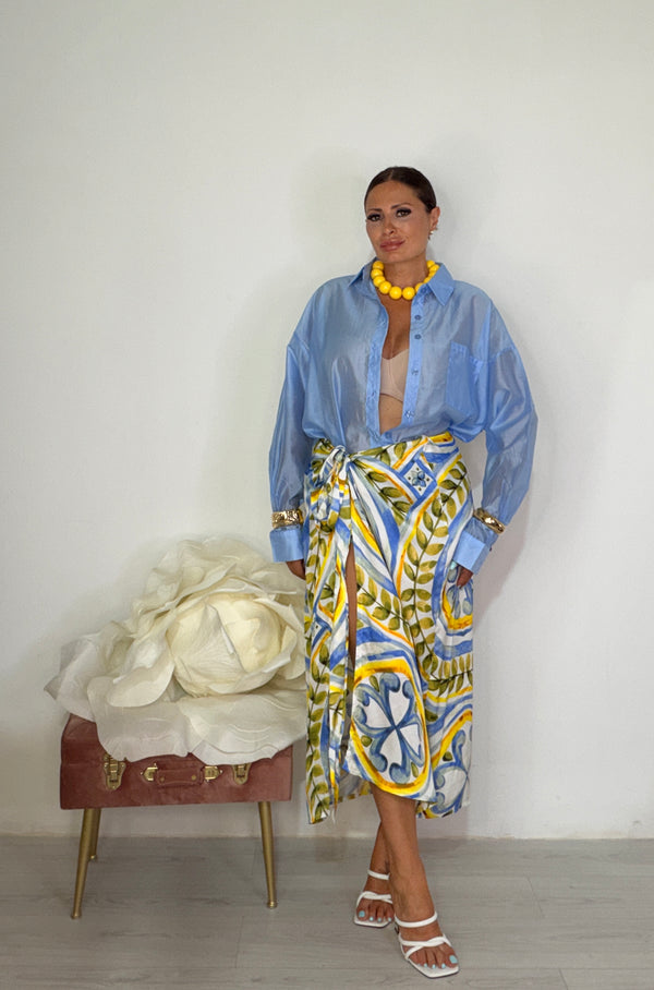 Gonna-pareo Maiolica