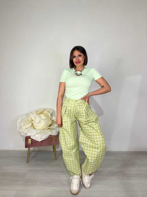 Pantalone Quadri Just