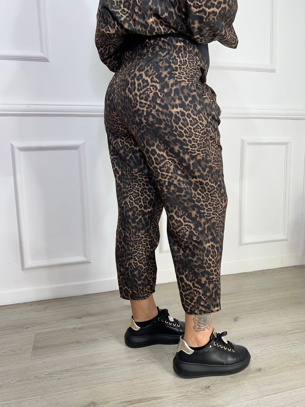 Pantalone Curvy Animalier
