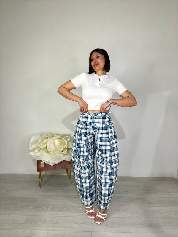 Pantalone Quadri Just