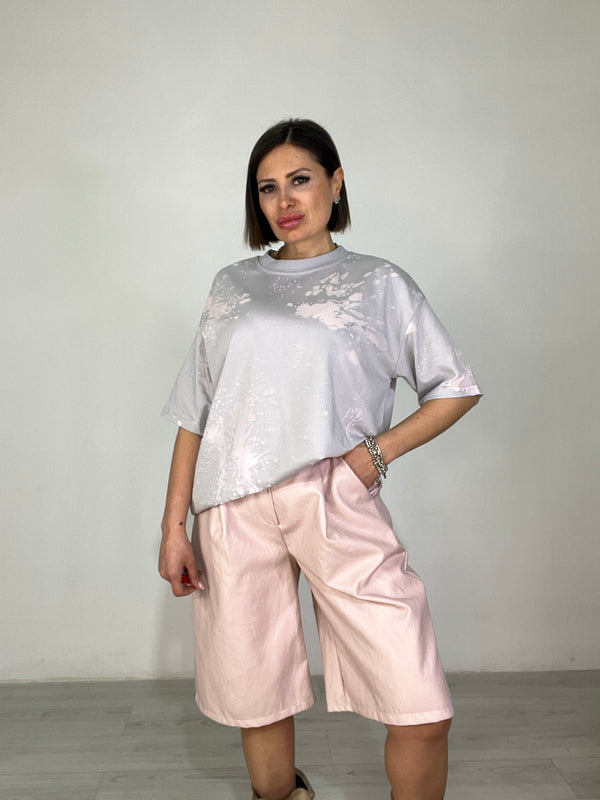 Bermuda Eco-pelle Fashion