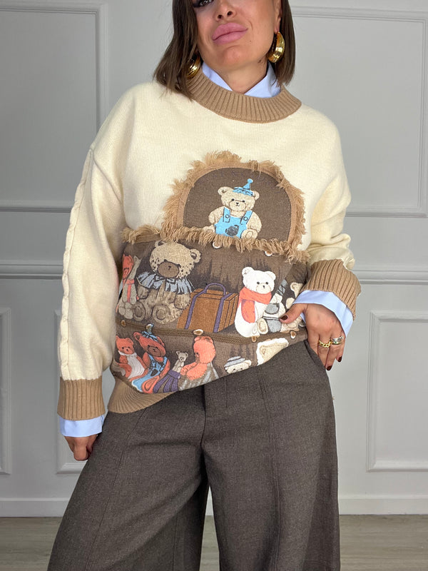 Maglioncino Bear Family