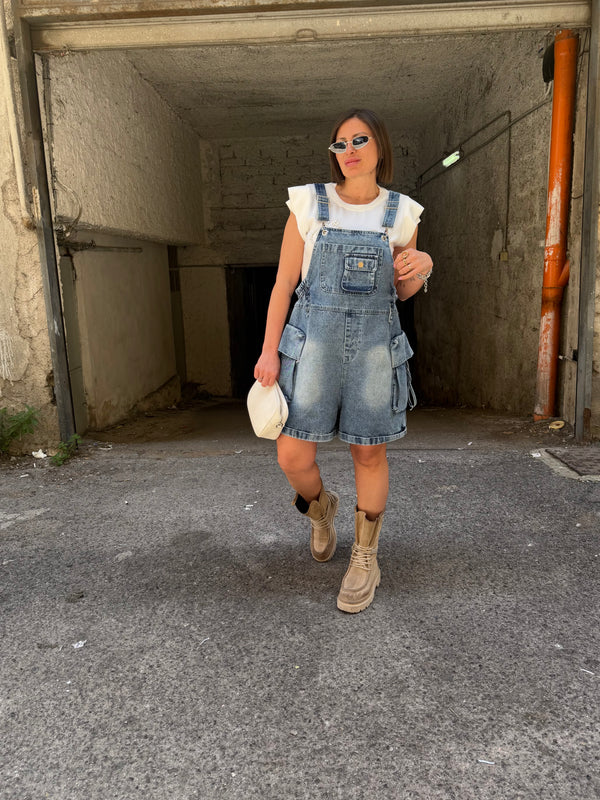 Salopette Denim Streetwear