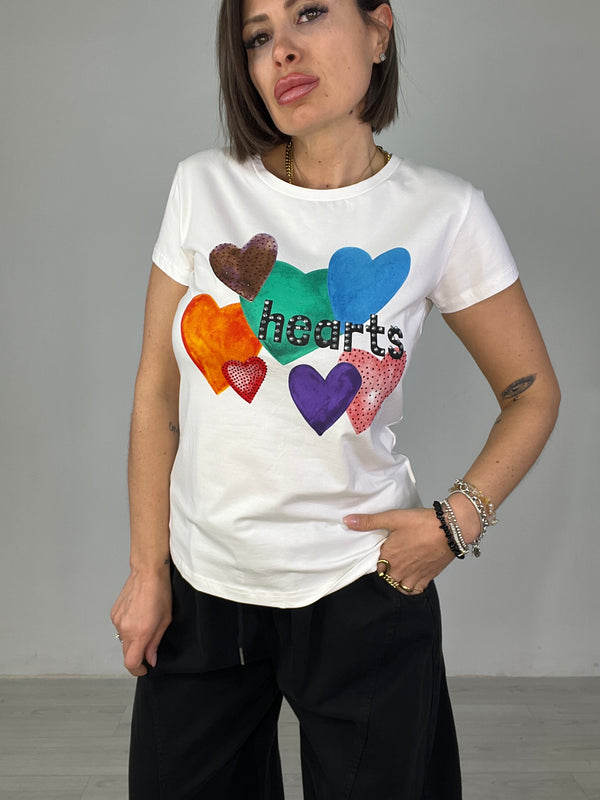 T-shirt Hearts