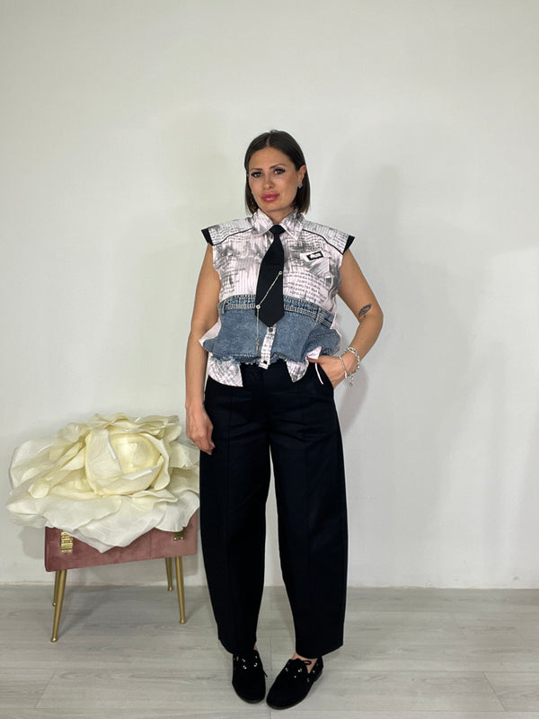 Pantalone relaxed-fit